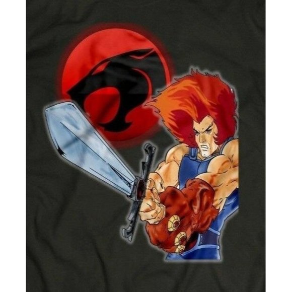 80'S CARTOON RETRO HERO CATS 1980'S LION-O TEE - Picture 1 of 1